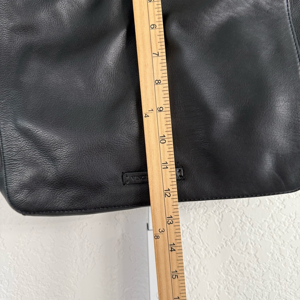 Vince Camuto Ashby Black Multi Leather Tote Bag Snakeskin Patchwork Purse Tote - Picture 14 of 15